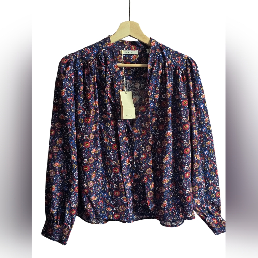 DÔEN Josseline Top Midnight Riviera Medallion Small NWT - Picture 6 of 7
